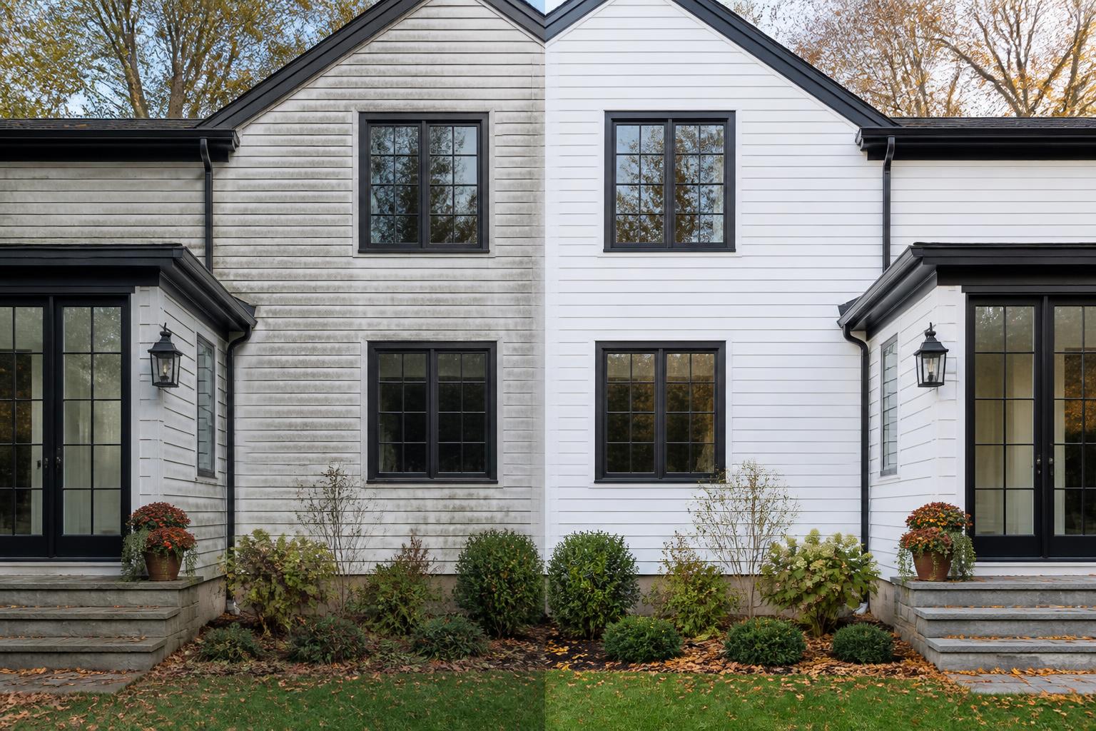 House Power Washing at a North Jersey home