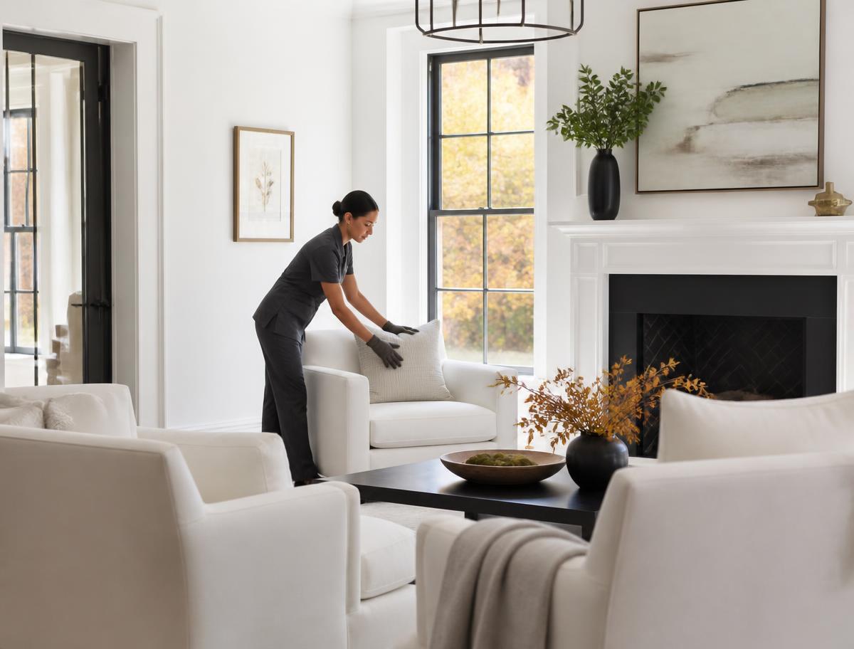 Housekeeping at a North Jersey home